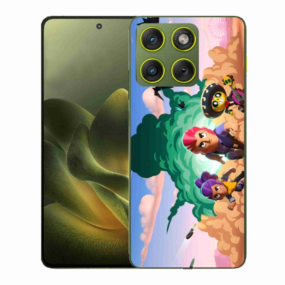 Zselés borítás mmCase a Motorola Edge 70 készülékhez - bravúros csillagok