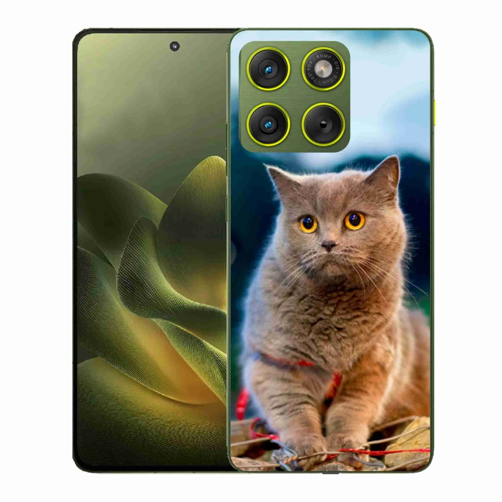 Gél védőburkolat mmCase a Motorola Edge 70 készülékhez - brit kék 2