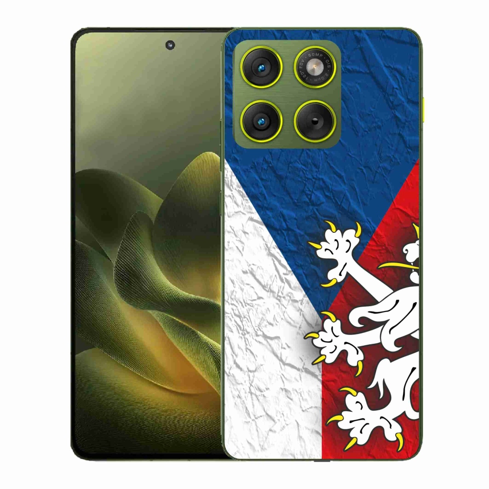 Zselés borítás mmCase a Motorola Edge 70-hez - cseh zászló 1