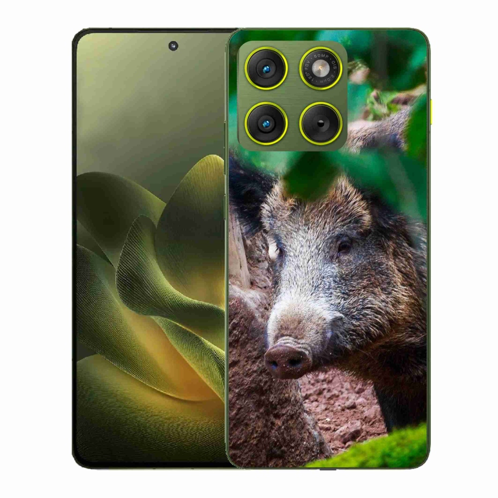 Zselés borítás mmCase a Motorola Edge 70 készülékhez - vaddisznó