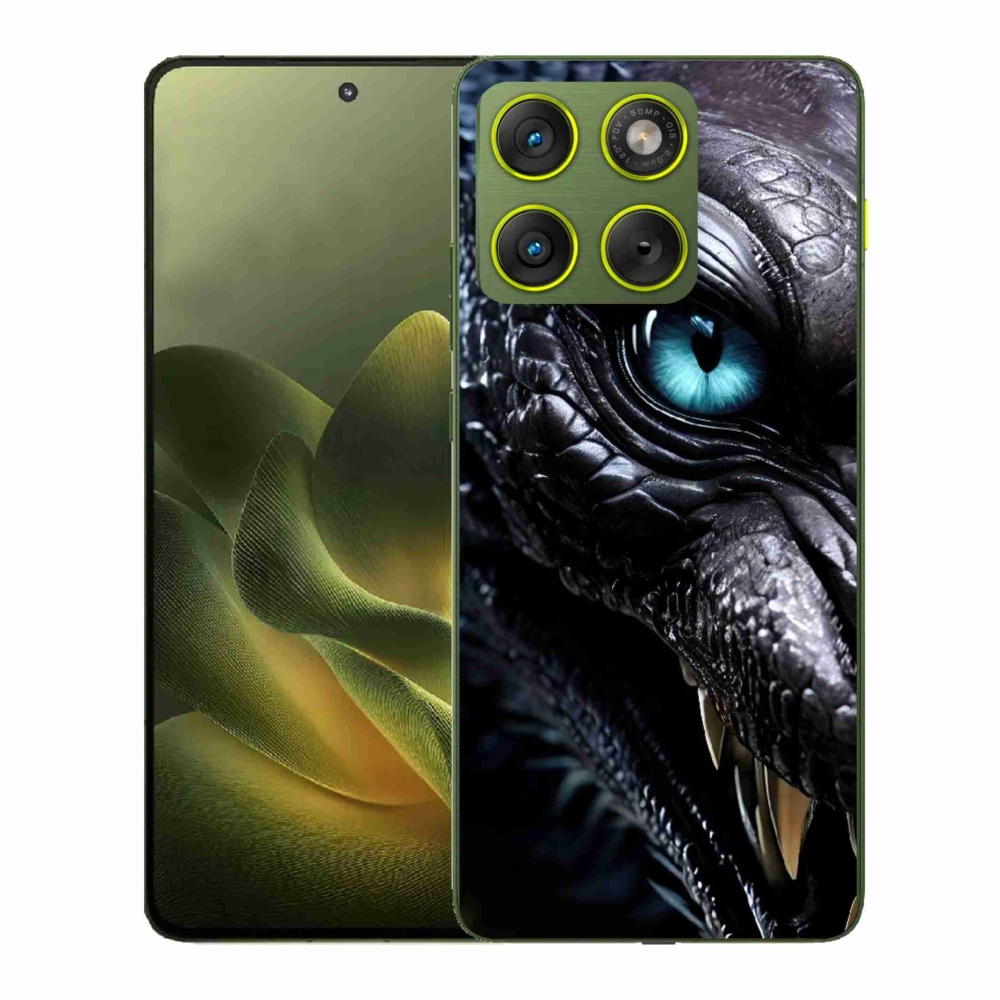 Zselés borítás mmCase a Motorola Edge 70 készülékhez - sárkány nézet