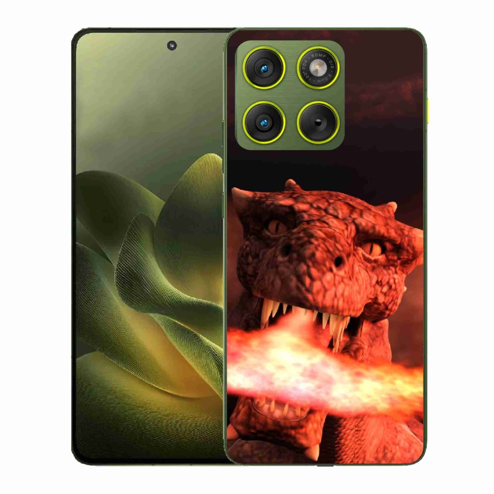 Zselés borítás mmCase a Motorola Edge 70 készülékhez - sárkány