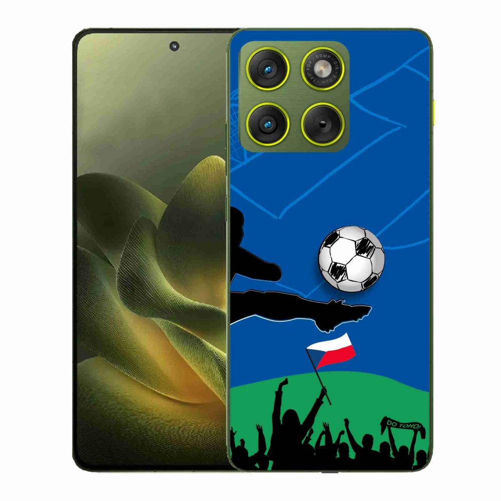 Zselés borítás mmCase a Motorola Edge 70-hez - futballszurkolók számára