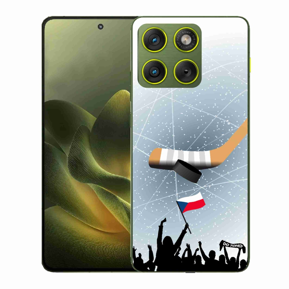 Zselés borítás mmCase a Motorola Edge 70-hez - hoki rajongóknak