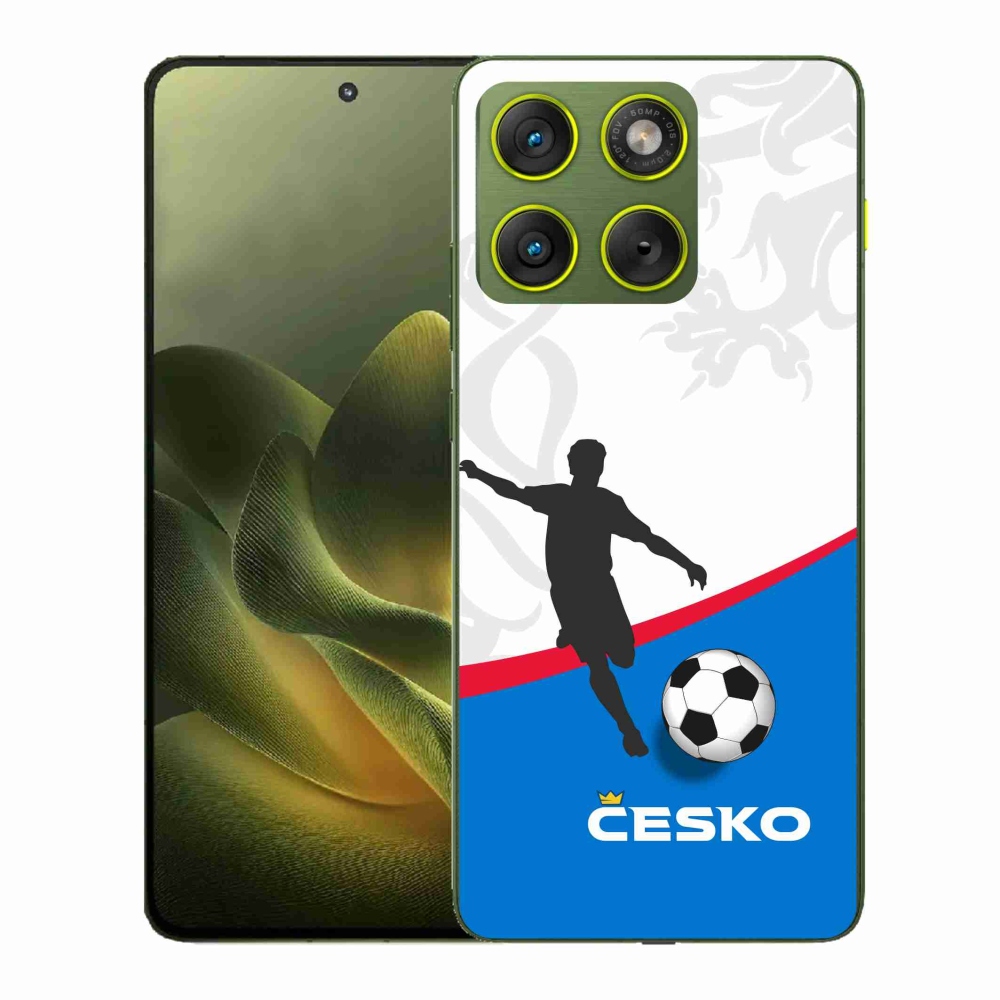 Gél védőburkolat mmCase for Motorola Edge 70 - foci Csehország 1