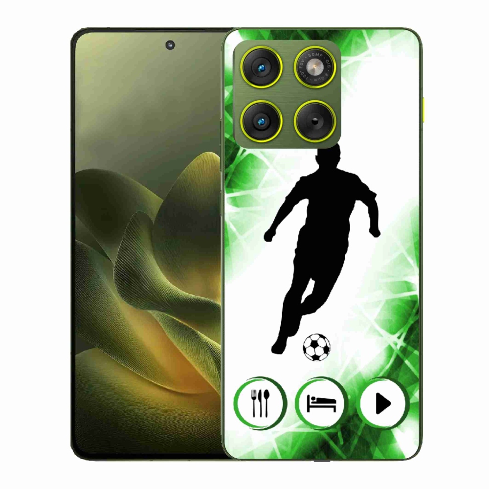 Zselés borítás mmCase a Motorola Edge 70 készülékhez - focista