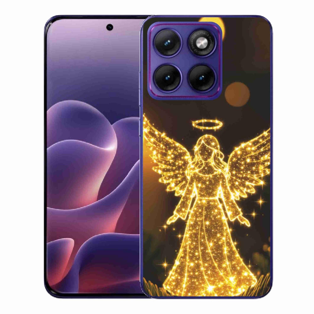 Zselés borítás mmCase a Motorola Edge 70 Fusion készülékhez - angyal