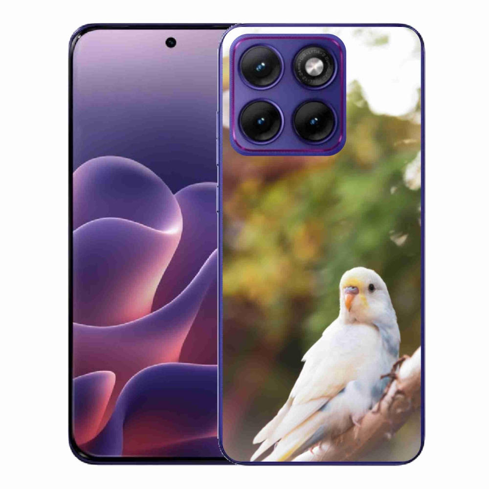 Zselés borítás mmCase a Motorola Edge 70 Fusion készülékhez - andulka fehér