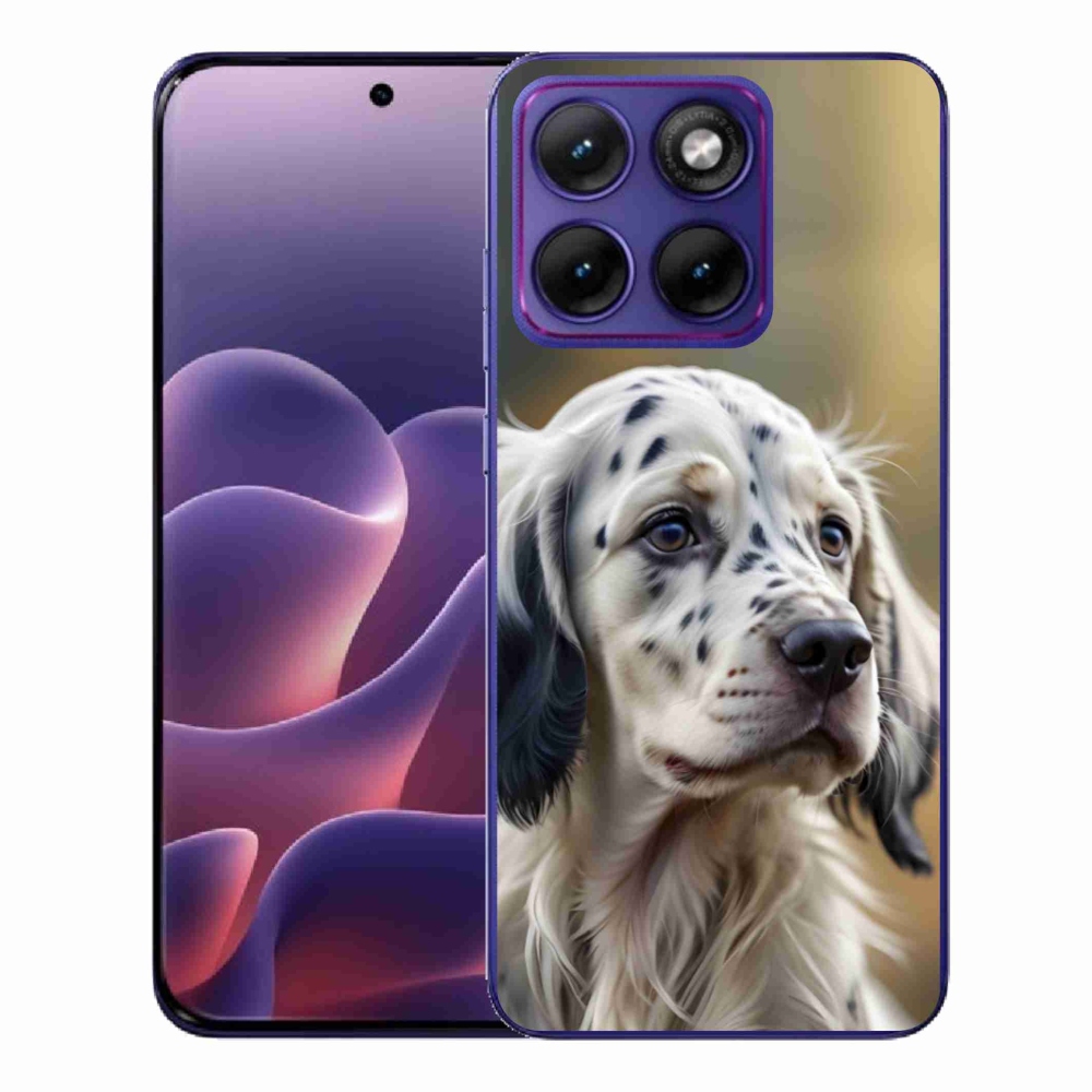 Zselés borítás mmCase a Motorola Edge 70 Fusion készülékhez - English Setter