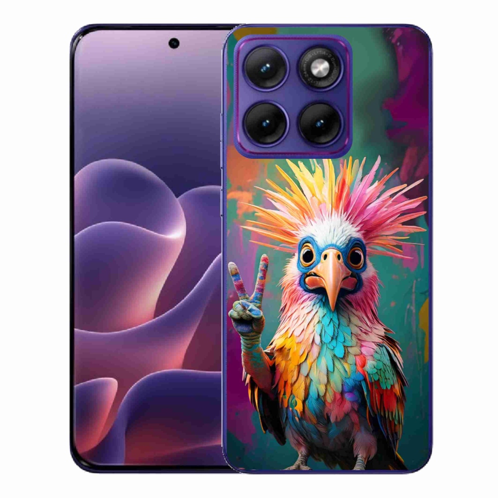 Zselés borítás mmCase a Motorola Edge 70 Fusion készülékhez - lilás színű
