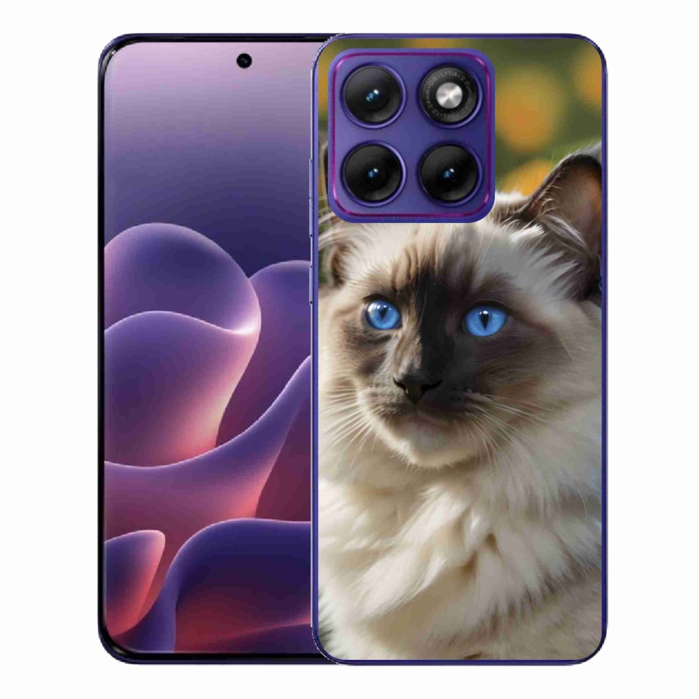Zselés borítás mmCase a Motorola Edge 70 Fusion készülékhez - fehér rongybaba
