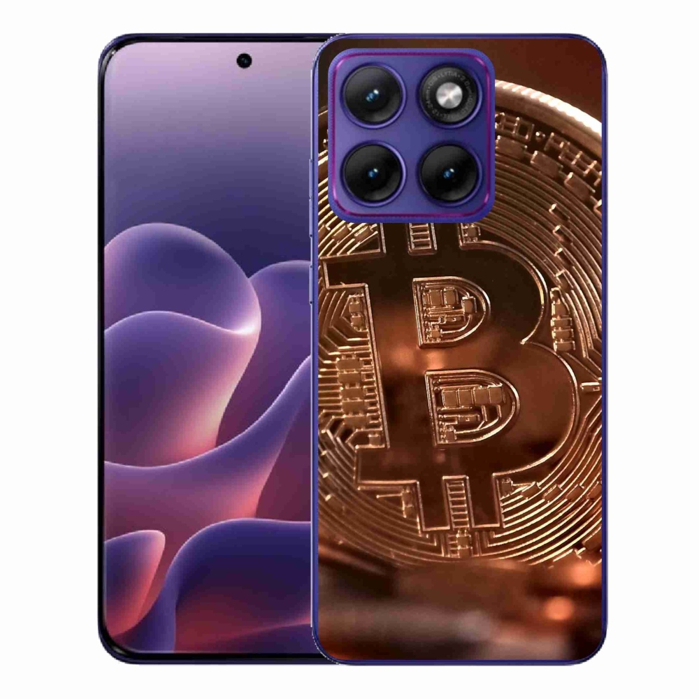 Zselés borítás mmCase a Motorola Edge 70 Fusion számára - bitcoin