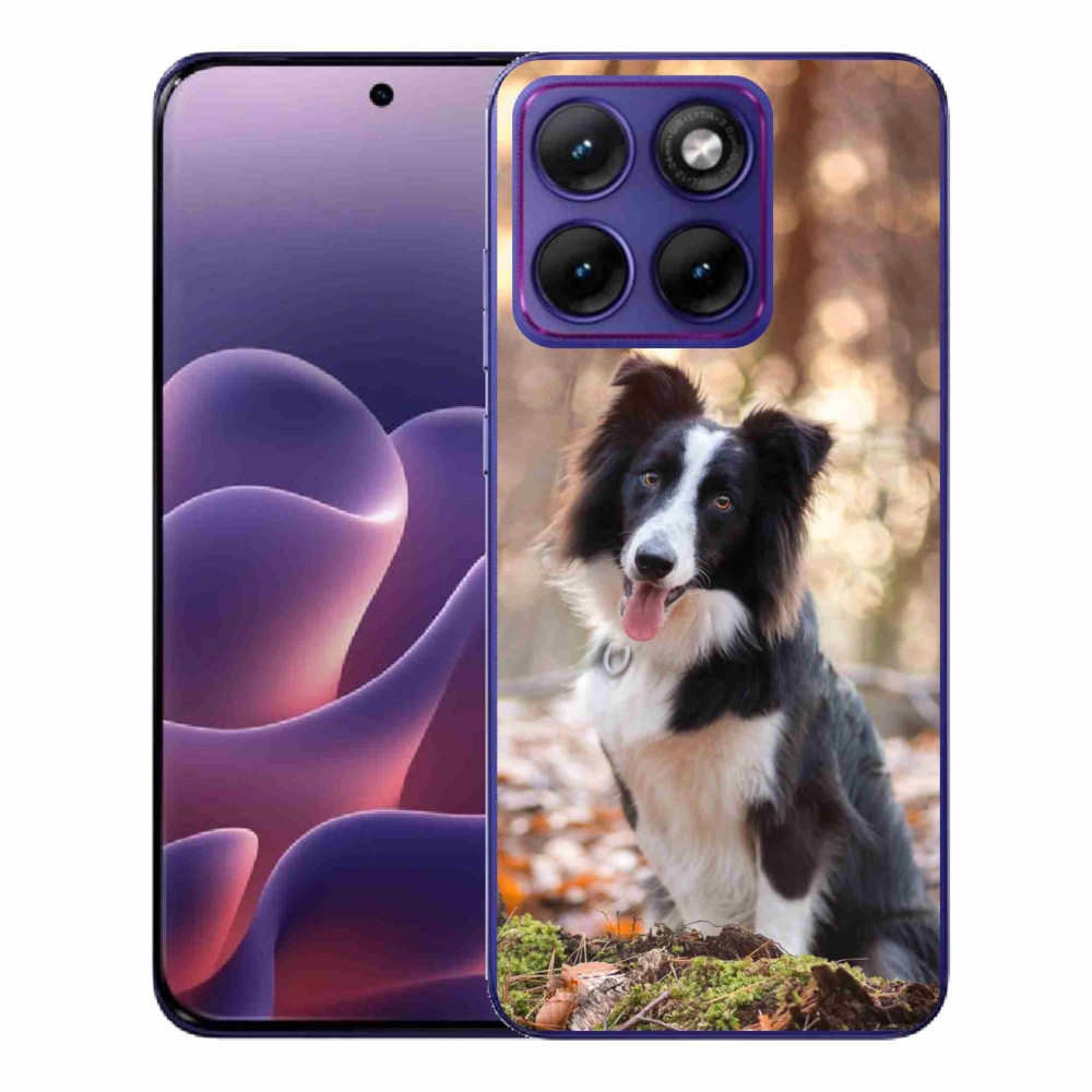Zselés borító mmCase a Motorola Edge 70 Fusion készülékhez - border colie 1