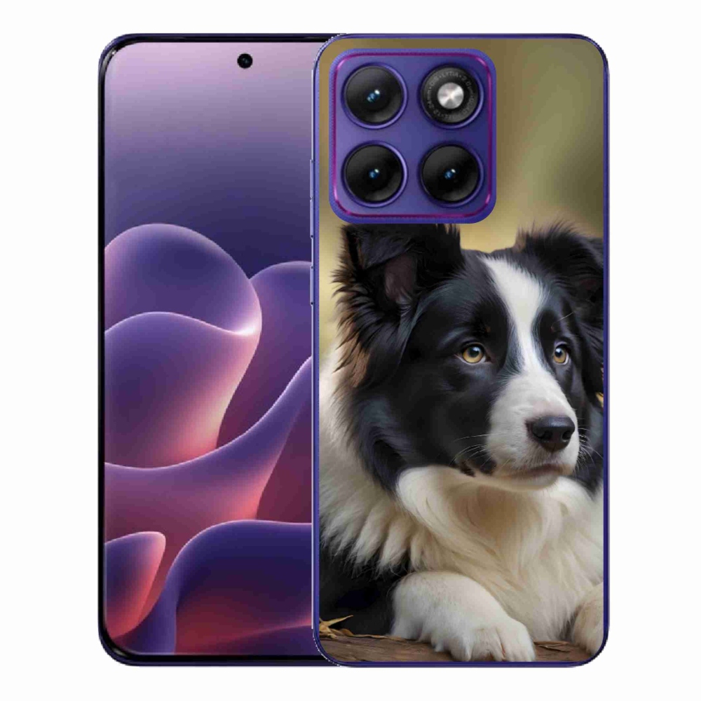 Zselés borítás mmCase a Motorola Edge 70 Fusion készülékhez - border colie 2