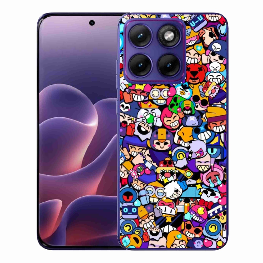 Zselés borítás mmCase a Motorola Edge 70 Fusion készülékhez - brawl stars 2
