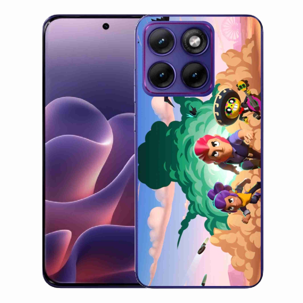 Zselés borítás mmCase a Motorola Edge 70 Fusion készülékhez - bravúros csillagok