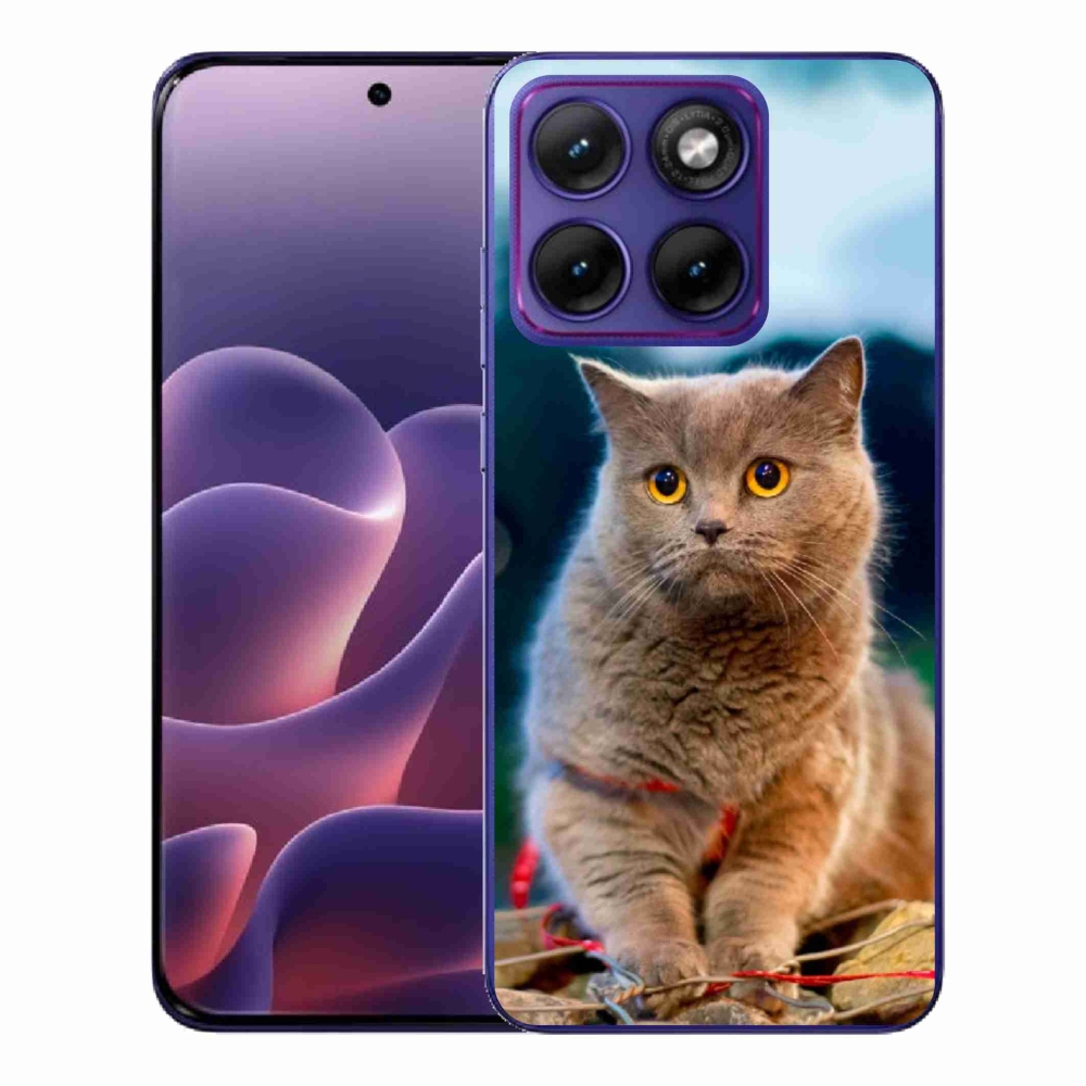 Gél védőburkolat mmCase a Motorola Edge 70 Fusion készülékhez - brit kék 2