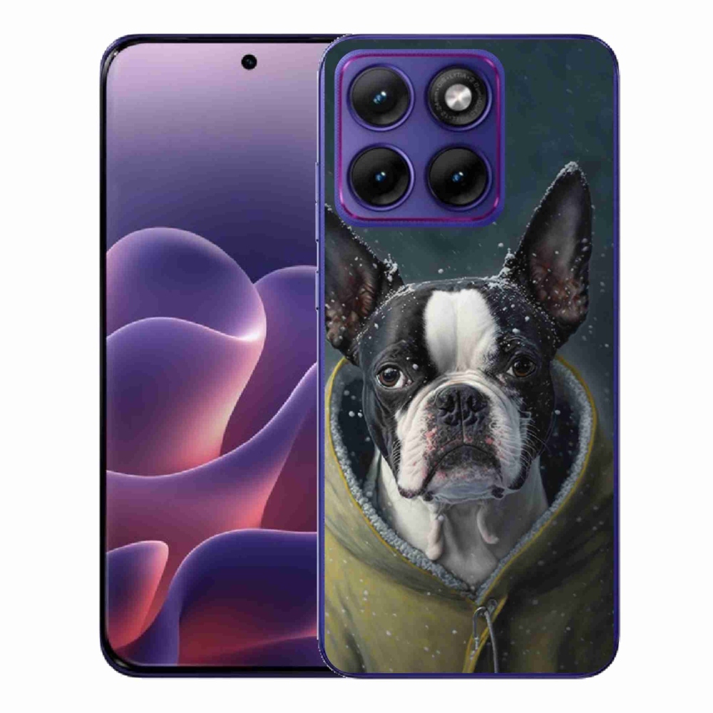 Zselés borítás mmCase a Motorola Edge 70 Fusion készülékhez - bulldog