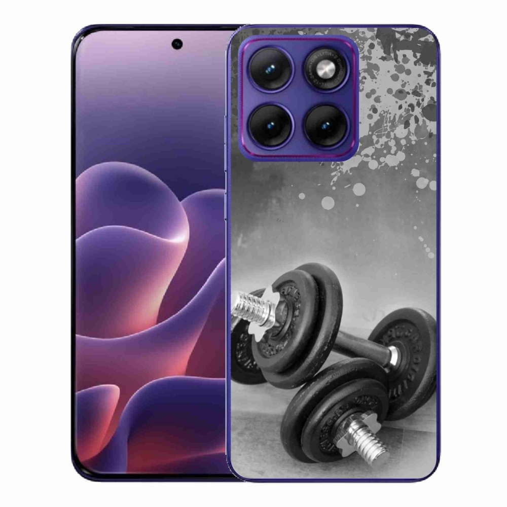 Zselés borítás mmCase a Motorola Edge 70 Fusion készülékhez - súlyzók 1
