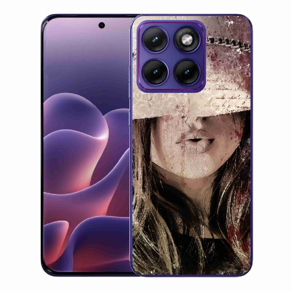 Zselés borítás mmCase Motorola Edge 70 Fusion készülékhez - lány