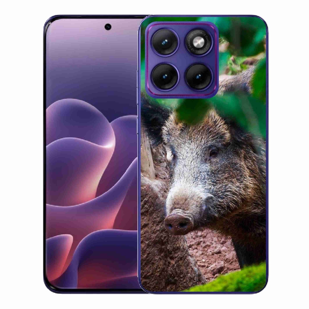 Zselés borítás mmCase a Motorola Edge 70 Fusion készülékhez - vaddisznó