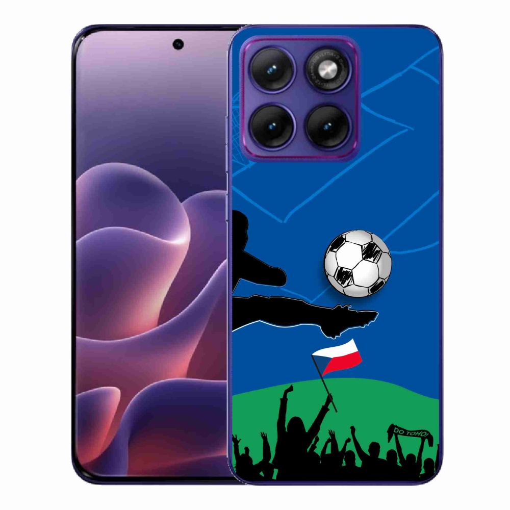 Zselés borítás mmCase a Motorola Edge 70 Fusion készülékhez - futballszurkolók számára
