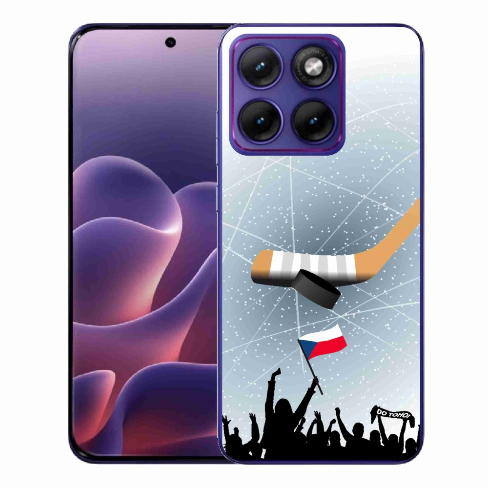 Zselés borítás mmCase a Motorola Edge 70 Fusion készülékhez - hoki rajongóknak