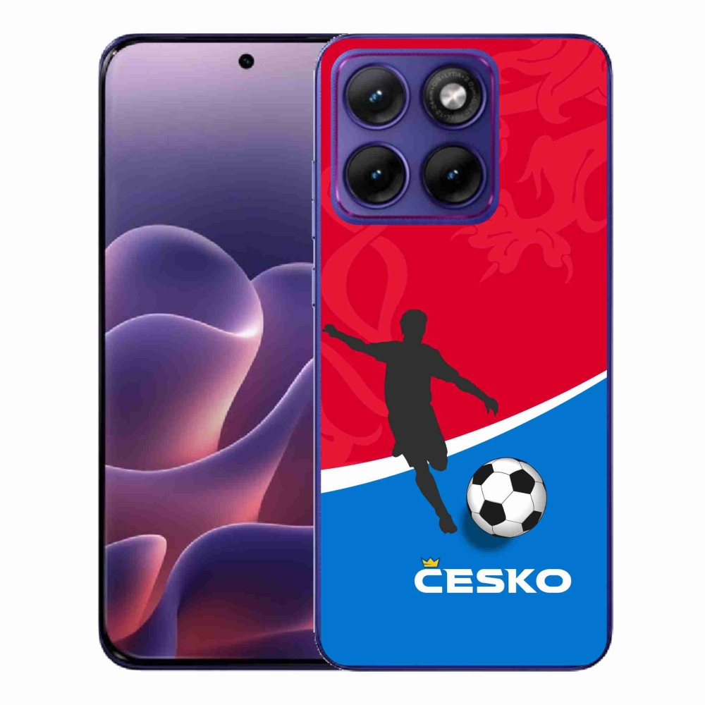 Gél védőburkolat mmCase a Motorola Edge 70 Fusion készülékhez - foci Csehország