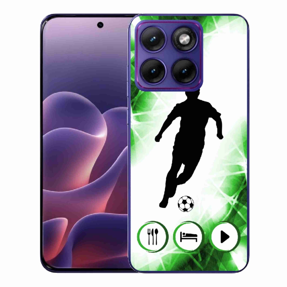 Zselés borítás mmCase a Motorola Edge 70 Fusion készülékhez - focista