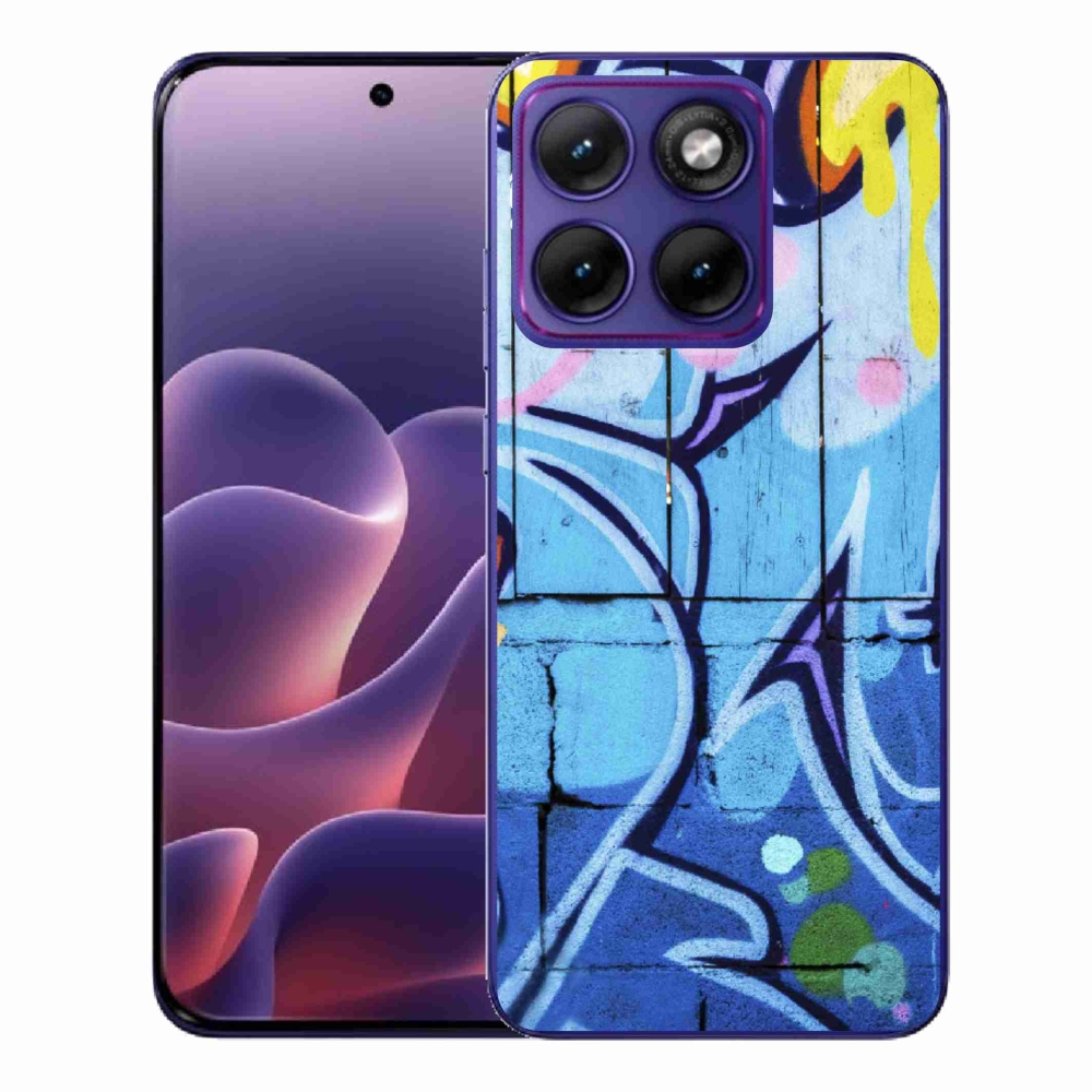 Zselés borítás mmCase a Motorola Edge 70 Fusion készülékhez - graffiti
