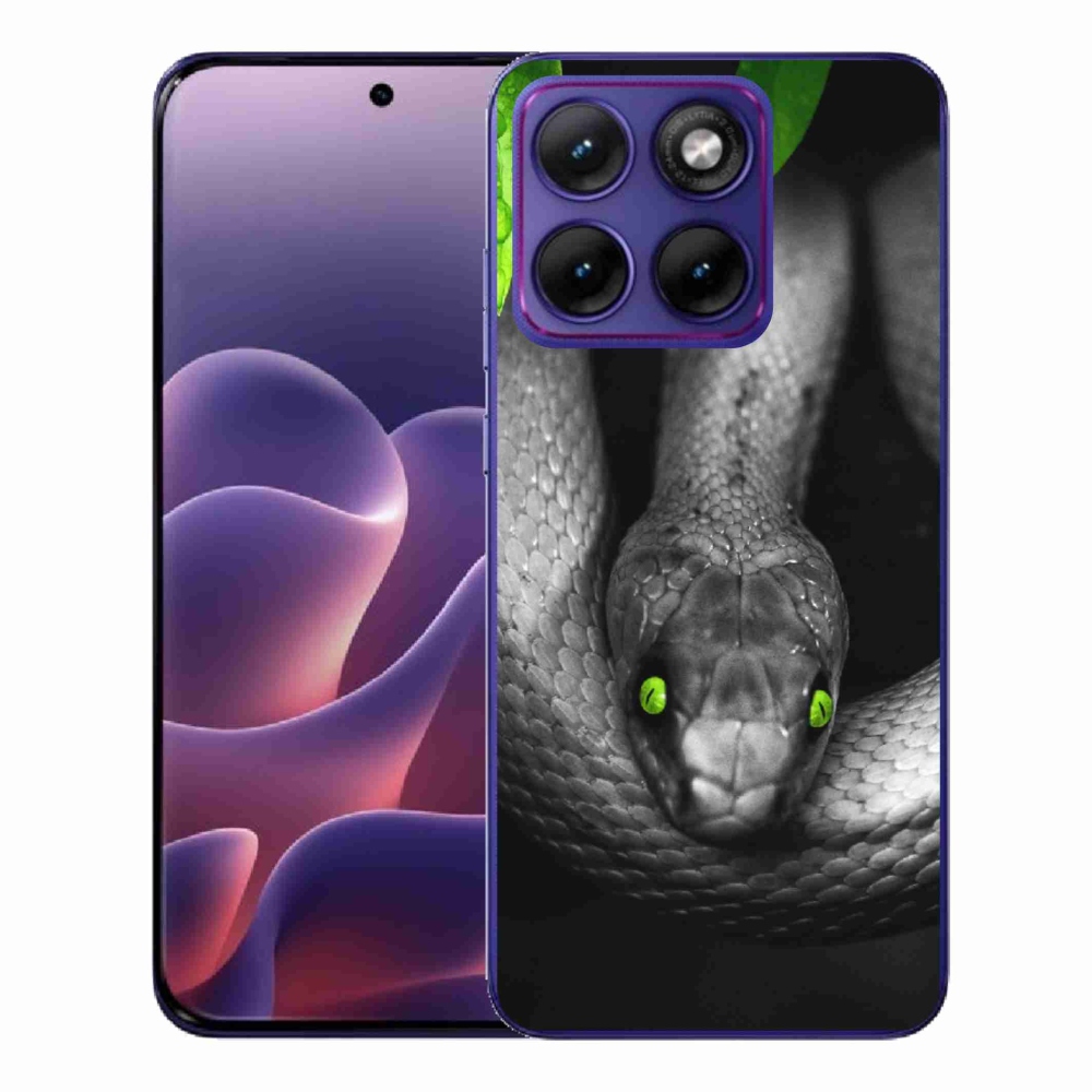 Zselés borítás mmCase a Motorola Edge 70 Fusion készülékhez - kígyó