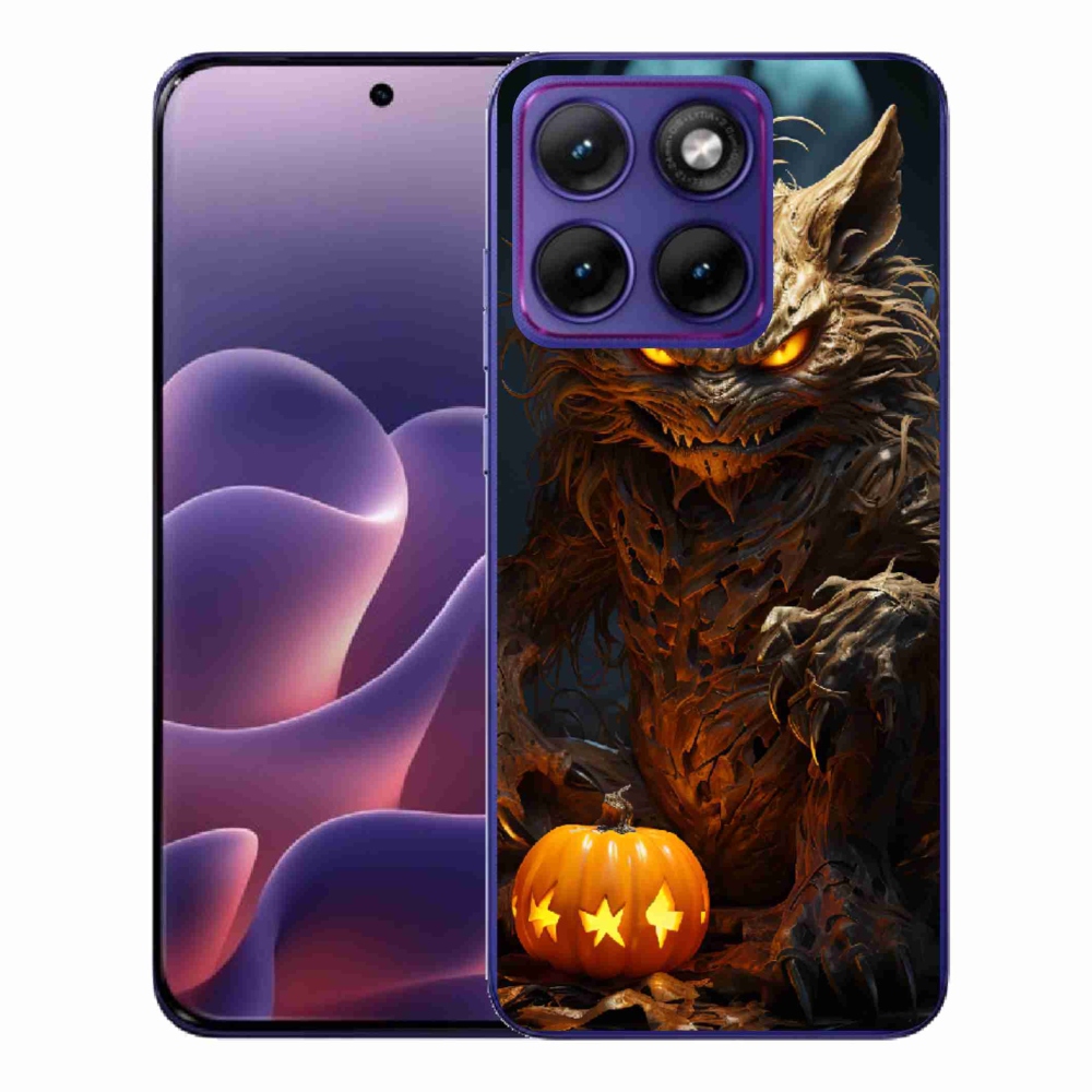 Zselés borítás mmCase a Motorola Edge 70 Fusion készülékhez - Halloween szörnyeteg