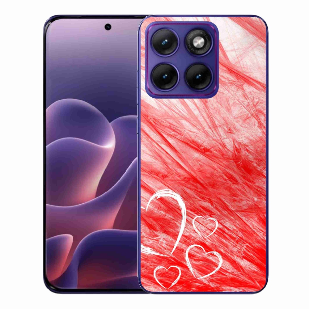 Zselés borítás mmCase a Motorola Edge 70 Fusion készülékhez - szív