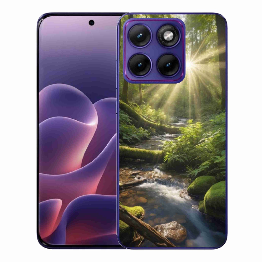 Zselés borítás mmCase a Motorola Edge 70 Fusion készülékhez - erdő mélysége
