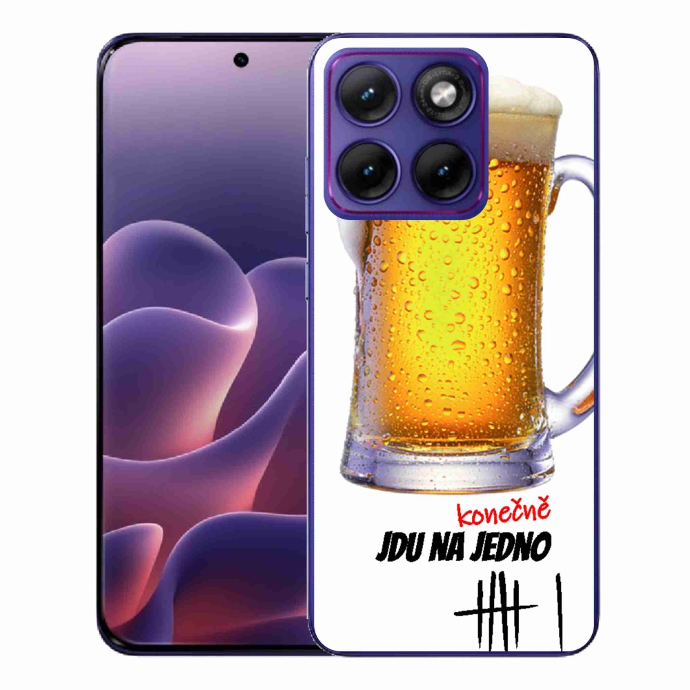 Zselés borítás mmCase a Motorola Edge 70 Fusion számára - Én is megyek egyért