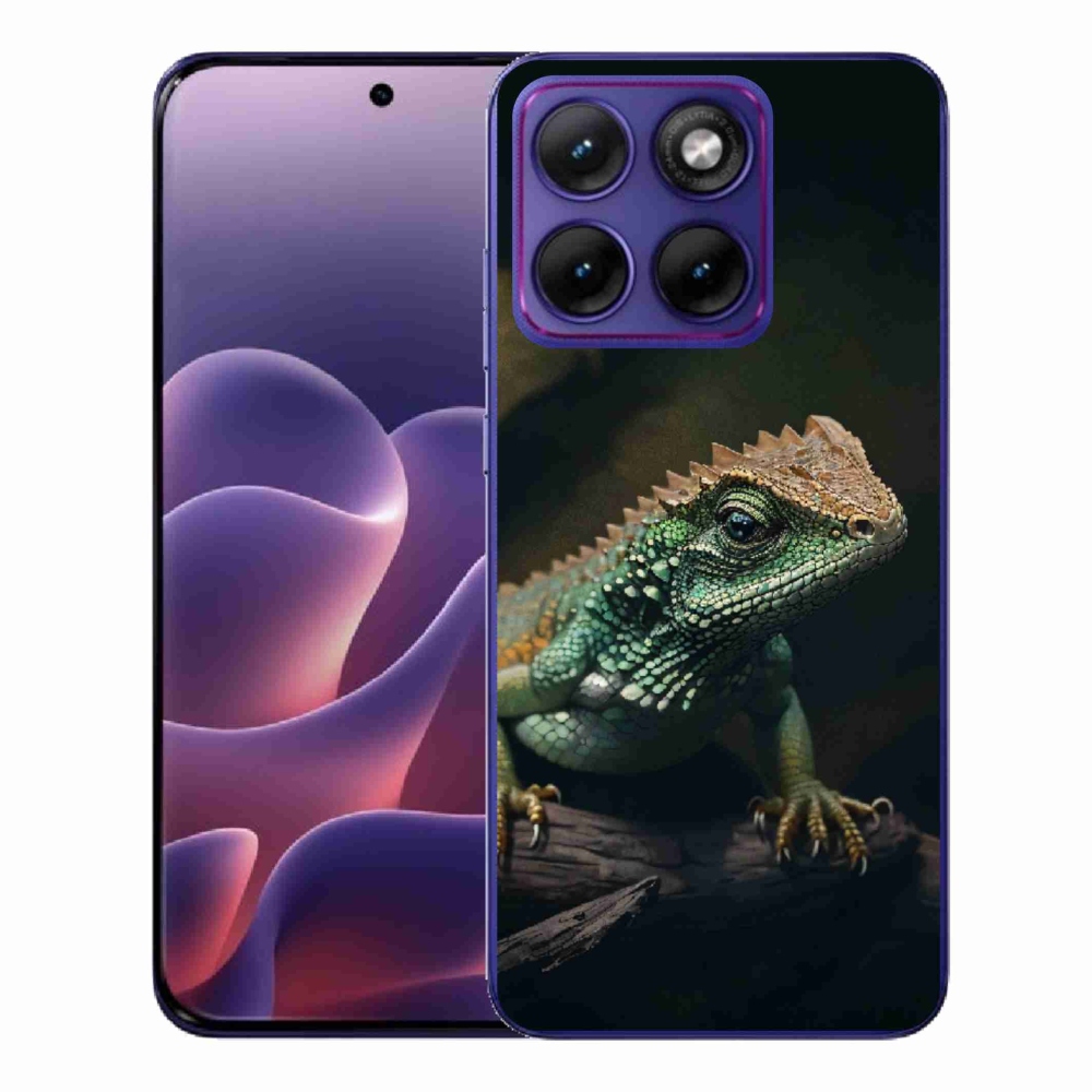 Zselés borítás mmCase a Motorola Edge 70 Fusion készülékhez - gyík