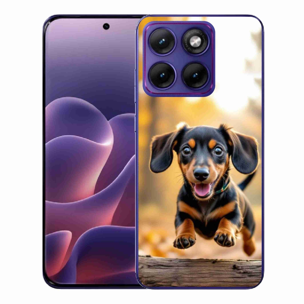Zselés borítás mmCase a Motorola Edge 70 Fusion készülékhez - tacskó 2