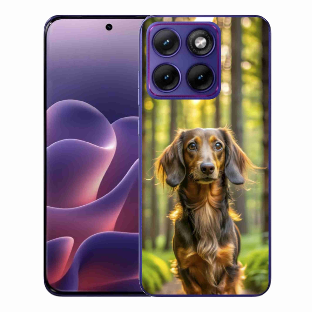 Zselés borítás mmCase a Motorola Edge 70 Fusion készülékhez - tacskó 4