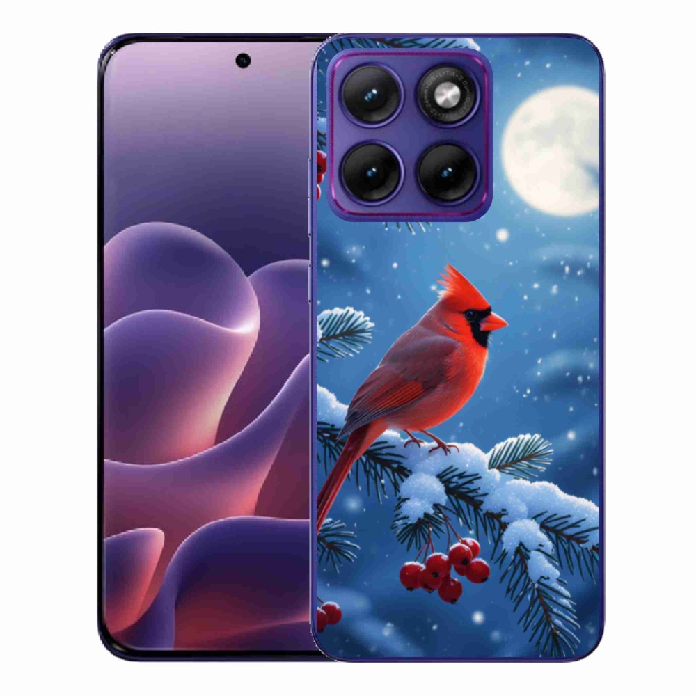 Zselés tok mmCase a Motorola Edge 70 Fusion készülékhez - kardinálpiros színű