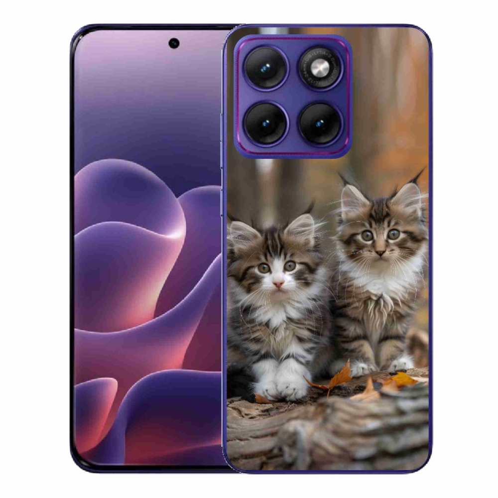 Zselés borítás mmCase a Motorola Edge 70 Fusion készülékhez - cat duo 3