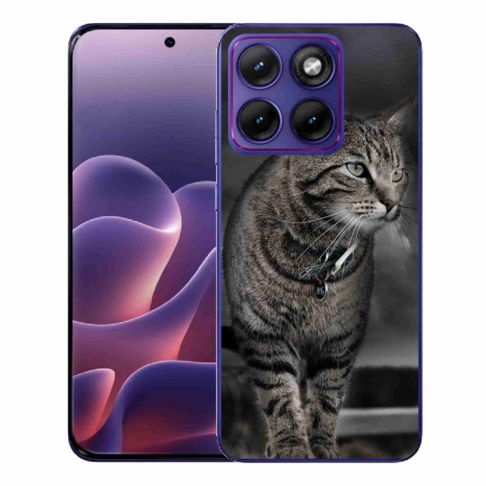 Zselés borítás mmCase a Motorola Edge 70 Fusion készülékhez - cat