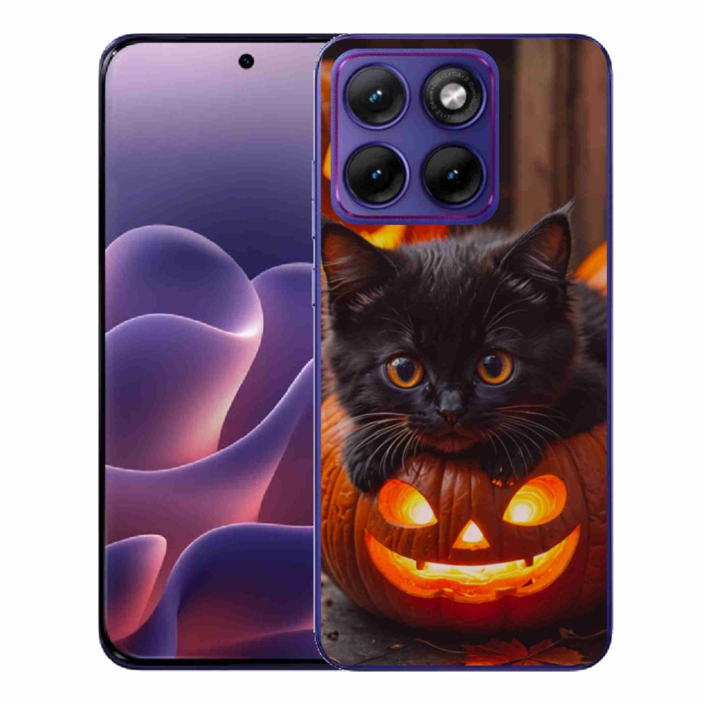 Zselés borítás mmCase a Motorola Edge 70 Fusion készülékhez - cica és tök