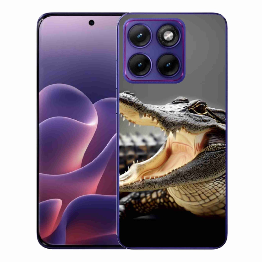 Zselés tok mmCase a Motorola Edge 70 Fusion készülékhez - krokodil