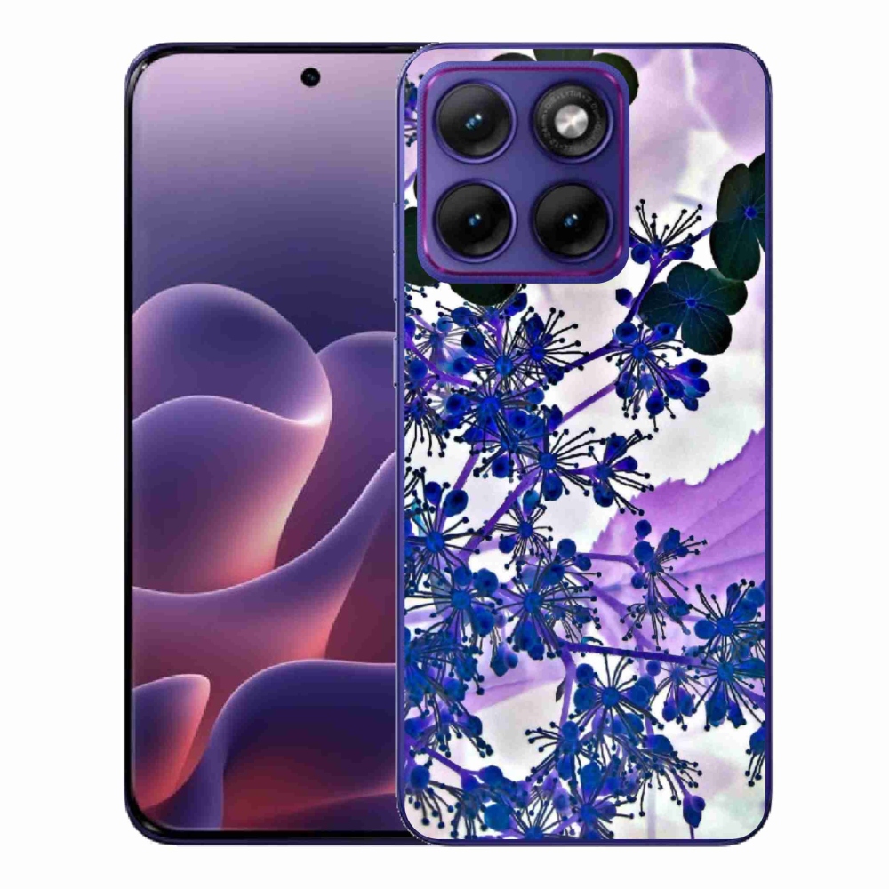 Zselés borító mmCase a Motorola Edge 70 Fusion készülékhez - hortenzia virág