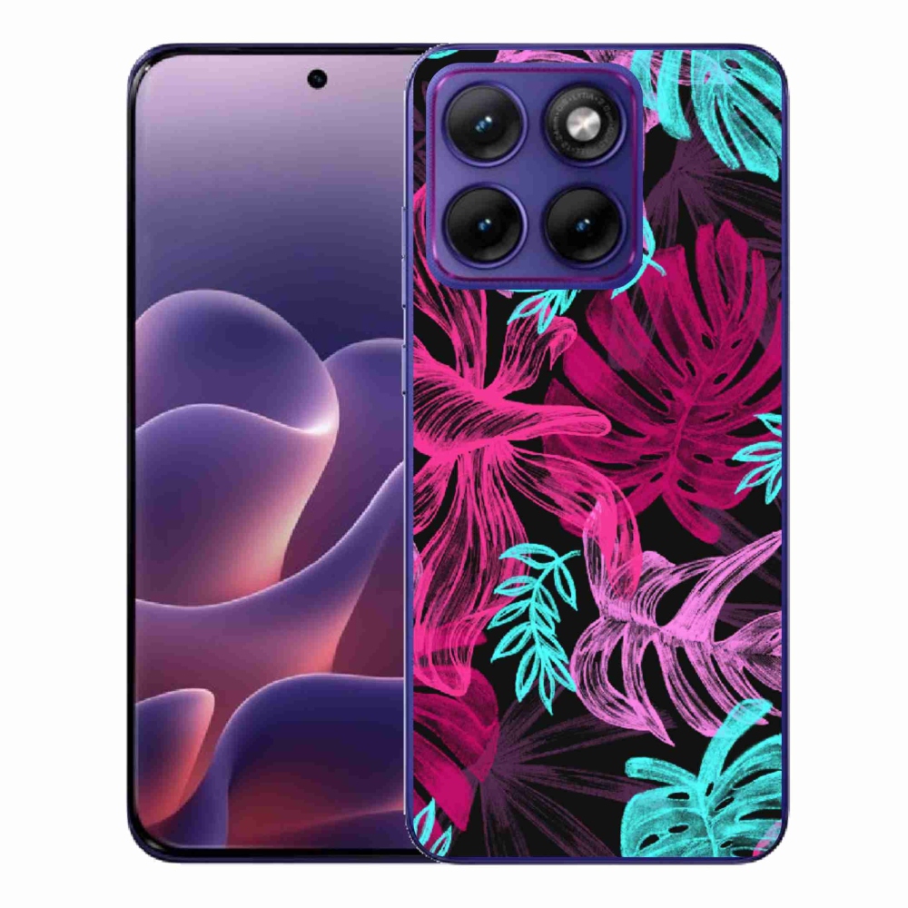 Zselés borítás mmCase a Motorola Edge 70 Fusion készülékhez - virágok 1