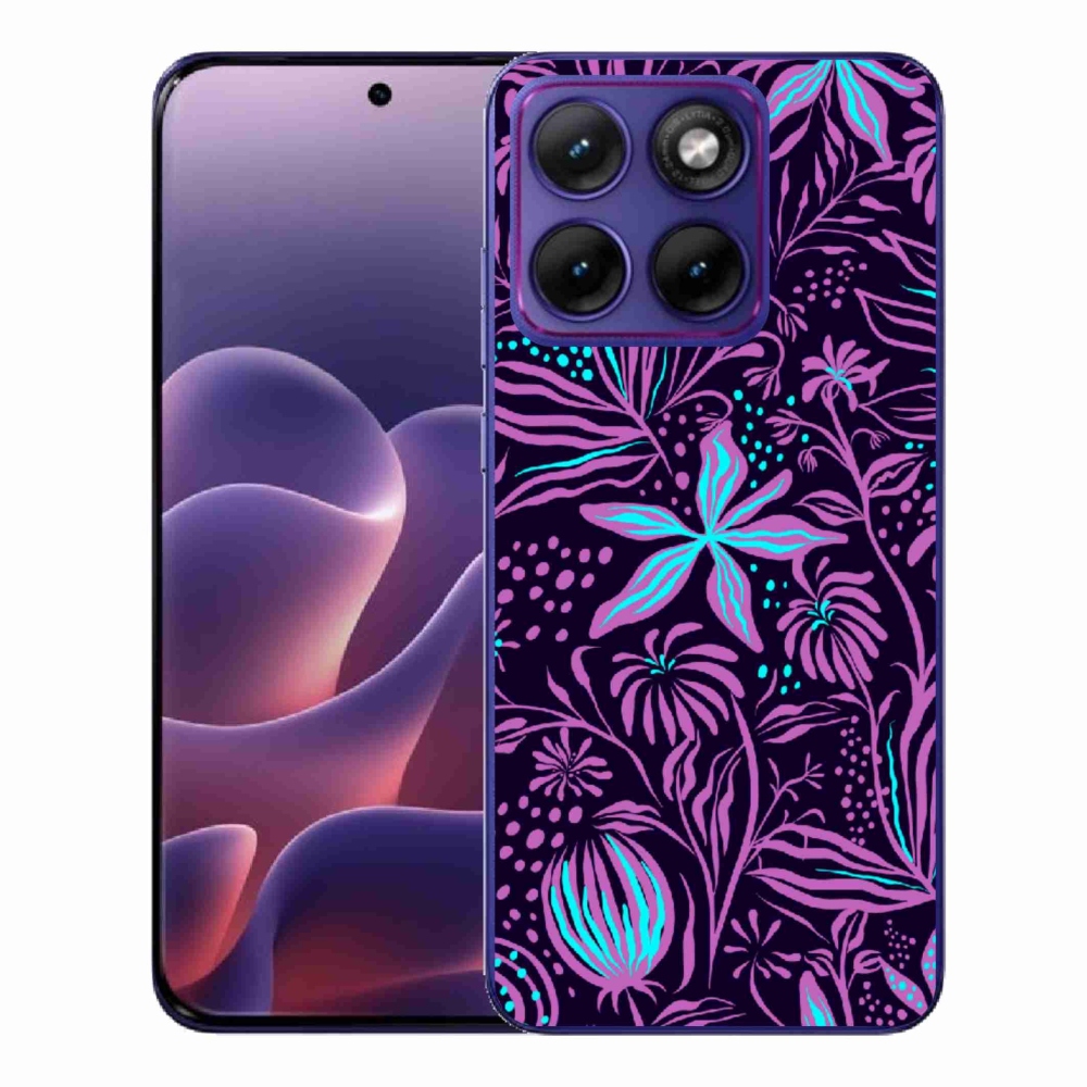 Zselés borítás mmCase a Motorola Edge 70 Fusion készülékhez - virágok 2