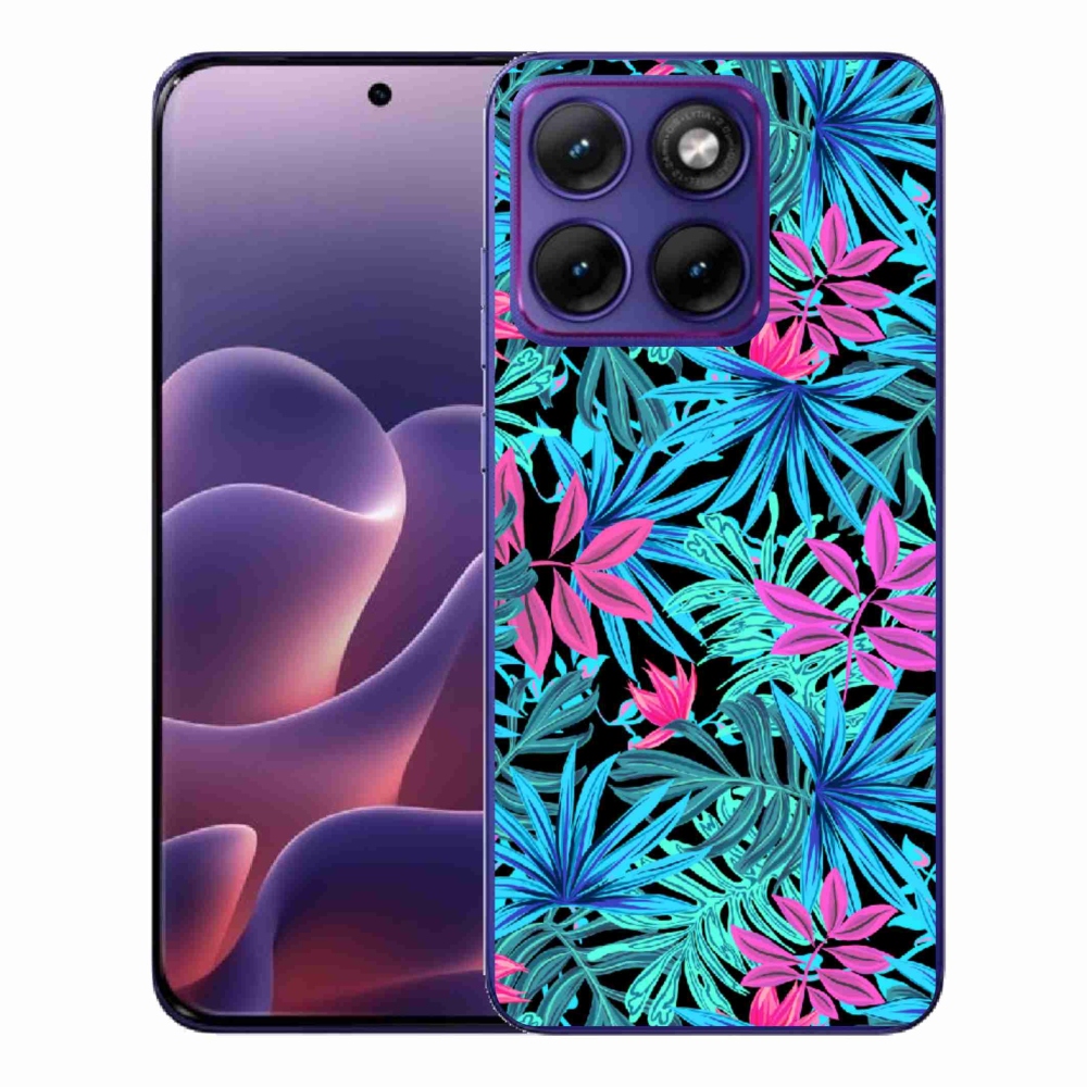Zselés borítás mmCase a Motorola Edge 70 Fusion készülékhez - virágok 3