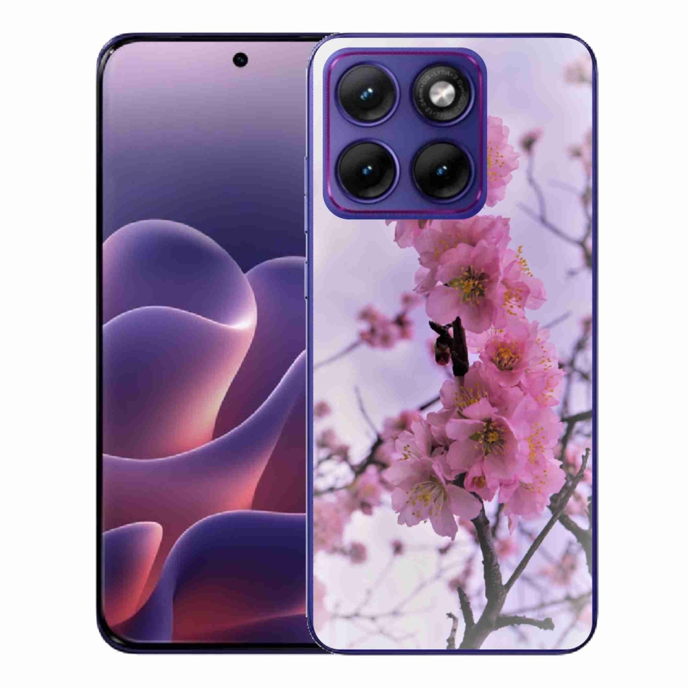 Zselés borítás mmCase a Motorola Edge 70 Fusion készülékhez - virágok 7