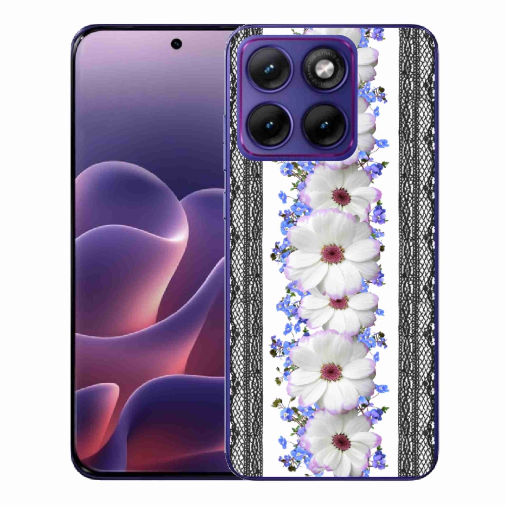 Zselés borítás mmCase a Motorola Edge 70 Fusion készülékhez - virág 8