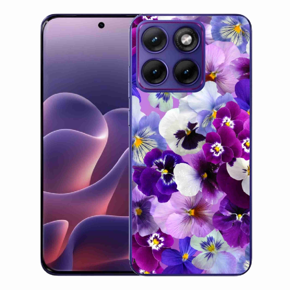 Zselés borítás mmCase a Motorola Edge 70 Fusion készülékhez - virág 9
